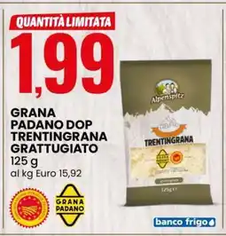 Eurospin GRANA PADANO DOP TRENTINGRANA GRATTUGIATO offerta