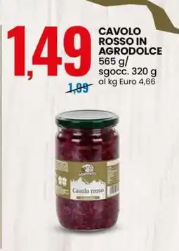Eurospin CAVOLO ROSSO IN AGRODOLCE offerta