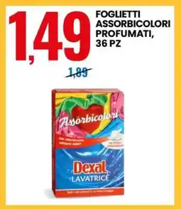 Eurospin FOGLIETTI ASSORBICOLORI PROFUMATI, 36 PZ offerta