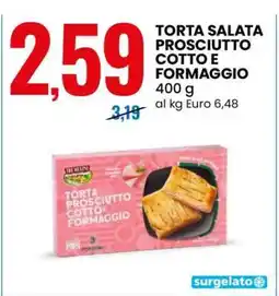 Eurospin TORTA SALATA PROSCIUTTO COTTO E FORMAGGIO offerta