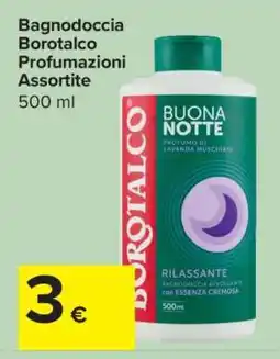 Carrefour Bagnodoccia Borotalco Profumazioni Assortite offerta