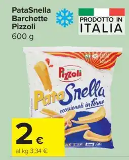 Carrefour PataSnella Barchette Pizzoli offerta