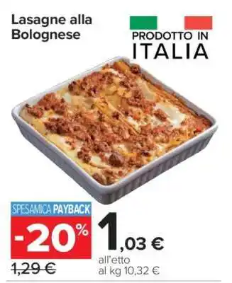 Lasagne alla Bolognese