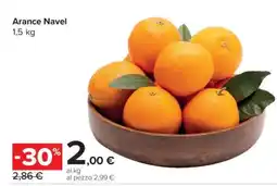 Carrefour Arance Navel offerta