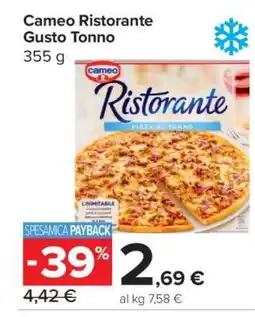 Carrefour Cameo Ristorante Gusto Tonno offerta