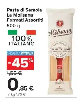 Carrefour Pasta di Semola La Molisana Formati Assortiti offerta
