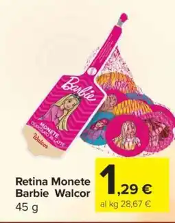 Carrefour Retina Monete Barbie Walcor offerta