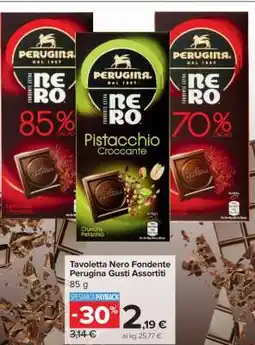 Carrefour Tavoletta Nero Fondente Perugina Gusti Assortiti offerta
