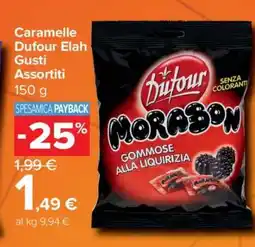 Carrefour Caramelle Dufour Elah Gusti Assortiti offerta