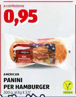 ALDI AMERICAN PANINI PER HAMBURGER offerta