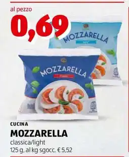 ALDI Mozzarella offerta