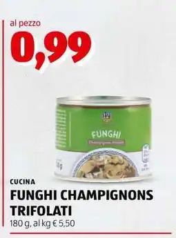 ALDI CUCINA FUNGHI CHAMPIGNONS TRIFOLATI offerta