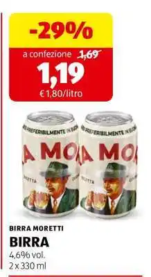 ALDI BIRRA MORETTI offerta