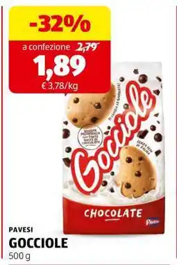 ALDI Pavesi Gocciole offerta