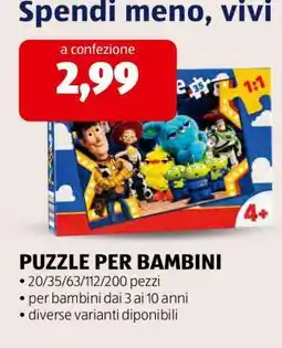 ALDI Puzzle per bambini offerta