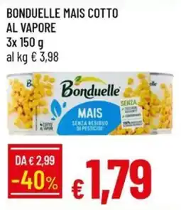 Galassia Bonduelle mais cotto al vapore offerta