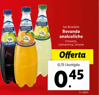 Lidl Bevande analcoliche 0,75L offerta