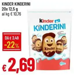 Galassia Kinder Kinderini offerta