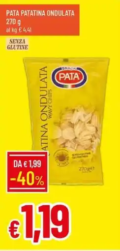 Galassia Pata patatina ondulata offerta