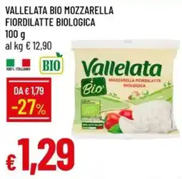 Galassia Vallelata mozzarella fiordilatte biologica offerta