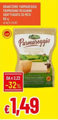 Galassia Granterre Parmareggio Parmigiano Reggiano Grattugiato 30 Mesi offerta