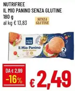Galassia Nutrifree il mio panino senza glutine offerta