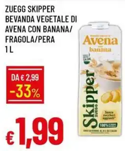 Galassia Zuegg Skipper bevanda vegetale di avena con banana offerta