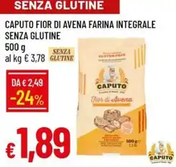 Galassia Caputo fiore di avena farina integrale senza glutine offerta