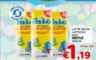 Crai Mio latte senza lattosio 500 ml offerta