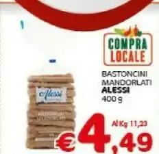 Crai Alessi bastoncini mandorlati offerta