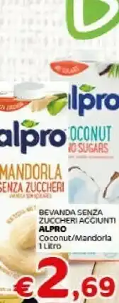 Crai Alpro - mandorla senza zuccheri offerta