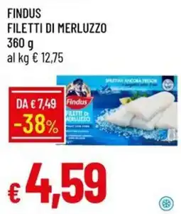 Galassia Findus filetti di merluzzo offerta