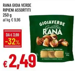 Galassia Rana Gioia Verde ripieni assortiti offerta