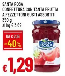 Galassia Santa Rosa confettura con tanta frutta a pezzettini gusti assortiti offerta