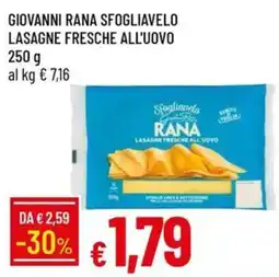 Galassia Giovanni Rana sfogliavelo lasagne fresche all'uovo offerta