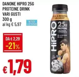Galassia Danone Hipro 25g proteine drink offerta