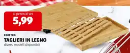 ALDI Crofton taglieri in legno offerta