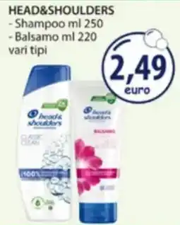 Acqua & Sapone Head & Shoulders Shampoo e Balsamo offerta