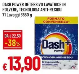 Galassia Dash Power detersivo lavatrice in polvere offerta