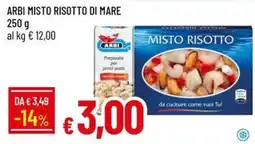 Galassia Arbi misto risotto di mare offerta