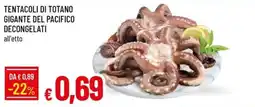 Galassia Tentacoli di totano gigante del Pacifico offerta