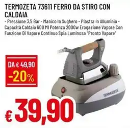 Galassia Termezeta ferro da stiro con caldaia offerta
