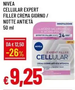 Galassia Nivea Cellular Expert Filler Crema Giorno / Notte Antieta offerta