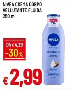 Galassia Nivea crema corpo vellutante offerta