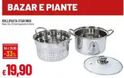 Galassia Bollipasta Star Inox offerta