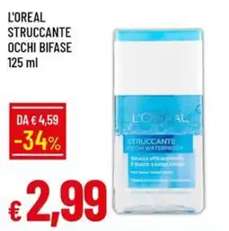 Galassia L'Oréal struccante occhi bifase offerta