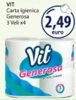 Acqua & Sapone Vit Carta Igienica Generosa offerta