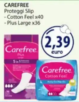 Acqua & Sapone Carefree Proteggi Slip Cotton Feel Plus Large offerta