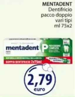 Acqua & Sapone Mentadent dentifricio offerta