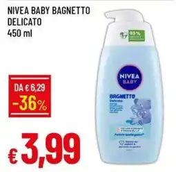 Galassia Nivea baby bagnetto delicato offerta